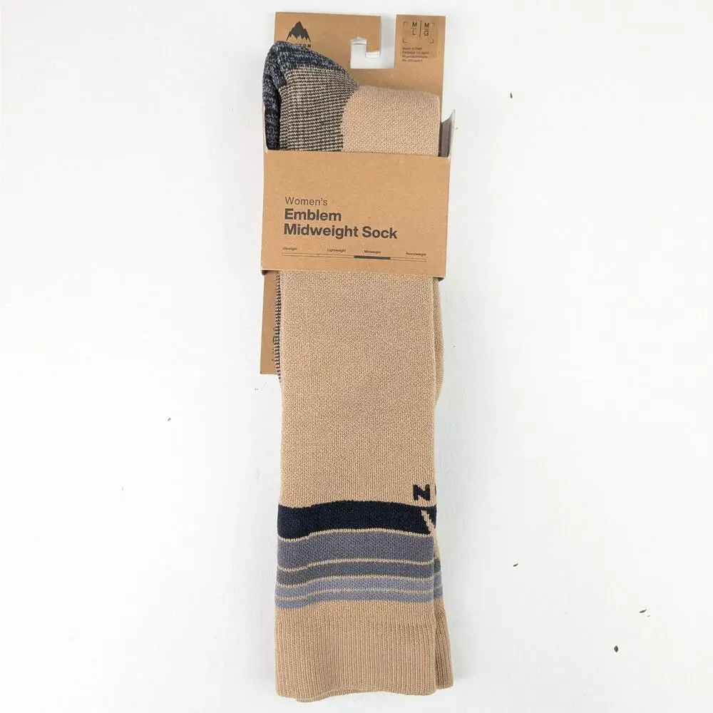 Burton Women's Emblem Midweight Socks - M/L (7-10)